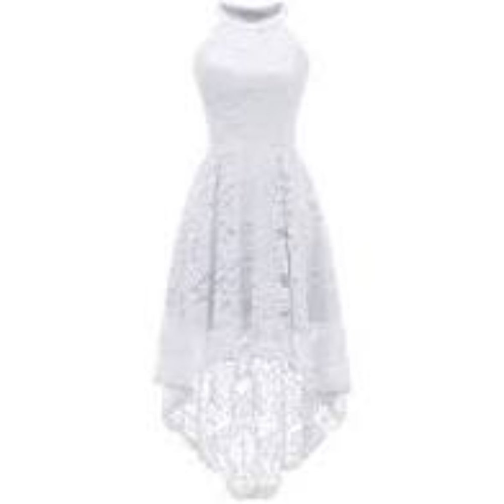 Dressystar Womens 0028 Halter Floral Lace Dress